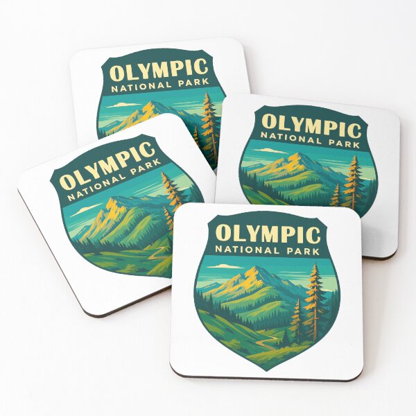 Item preview, Olympic National Park Retro Sticker designed and sold by Ismeal Von.