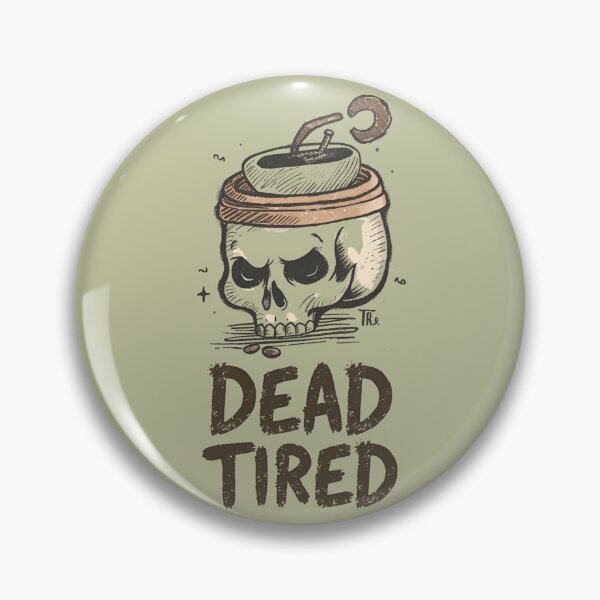 Item preview, Caffeine Zombie Funny Coffee Skull designed and sold by ChicTrendz.