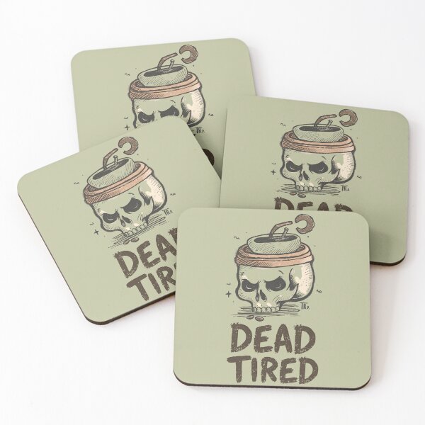 Item preview, Caffeine Zombie Funny Coffee Skull designed and sold by ChicTrendz.