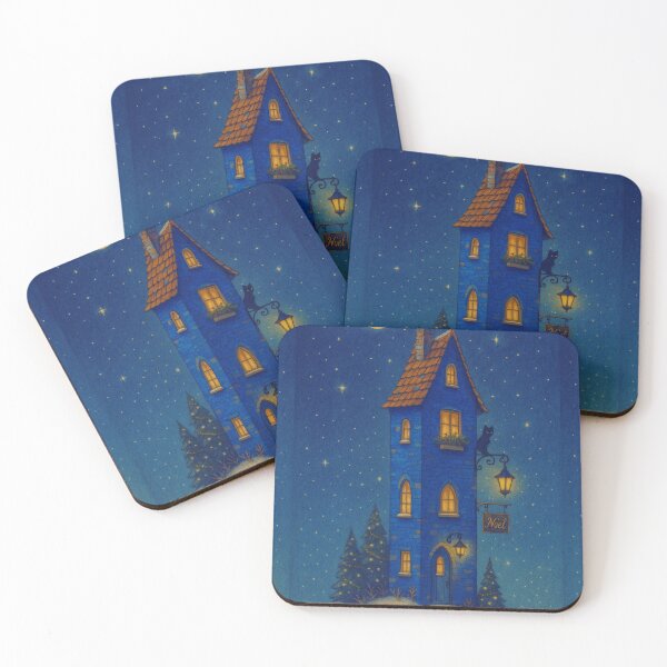 Item preview, Whimsical Christmas Houses designed and sold by Ewa Miller.