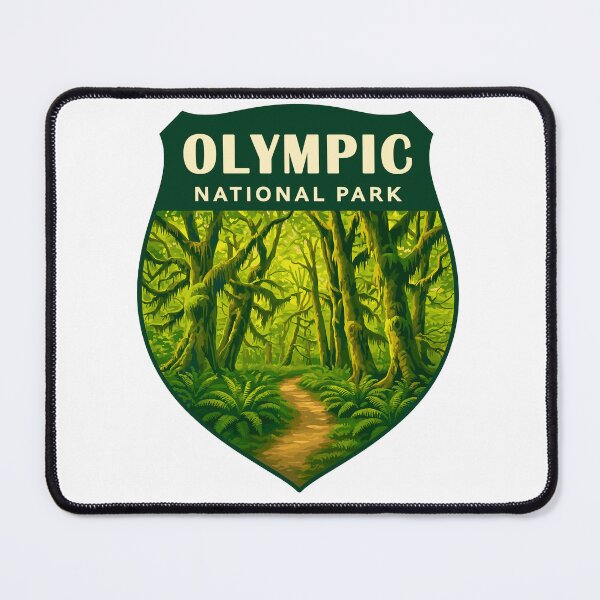 Item preview, Olympic National Park Retro Sticker designed and sold by Ismeal Von.