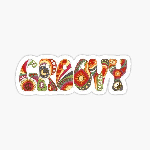 Item preview, Vintage Psychedelic Groovy designed and sold by Kellie Espie Art.