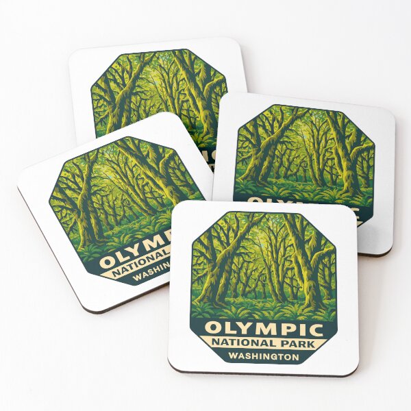 Item preview, Olympic National Park Retro Sticker designed and sold by Ismeal Von.
