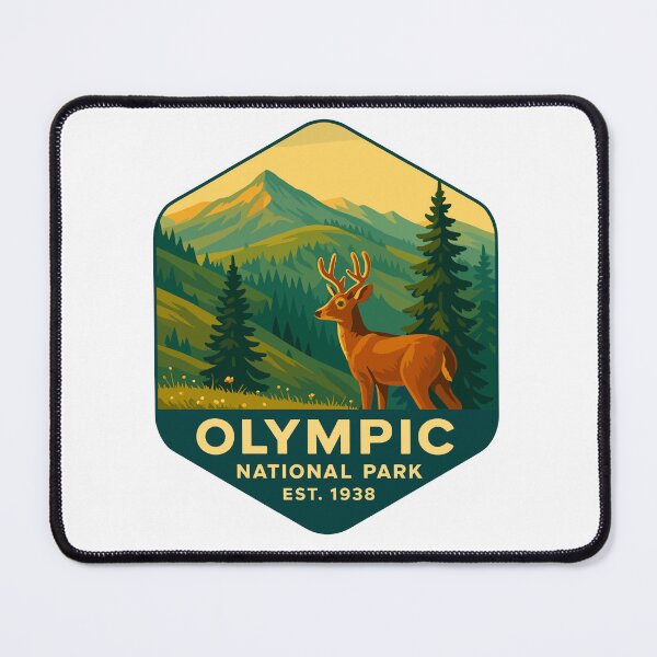 Item preview, Olympic National Park Retro Sticker designed and sold by Ismeal Von.