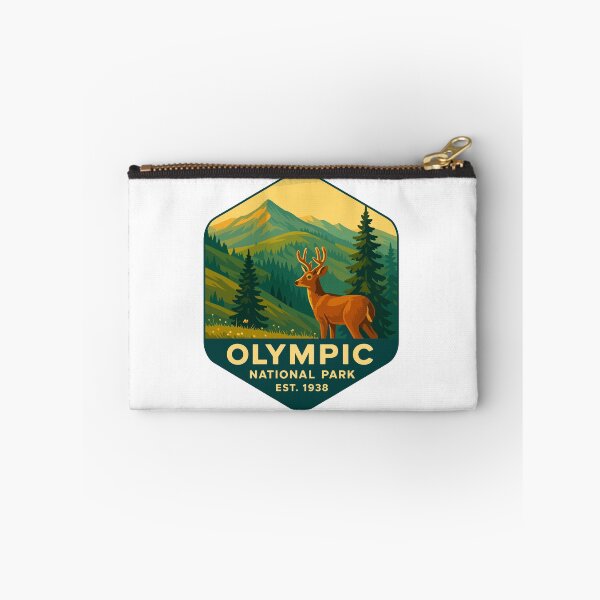 Item preview, Olympic National Park Retro Sticker designed and sold by Ismeal Von.