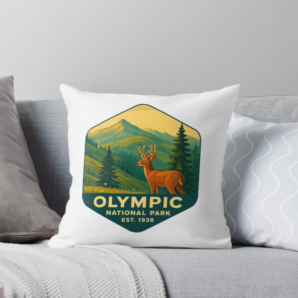 Item preview, Olympic National Park Retro Sticker designed and sold by Ismeal Von.