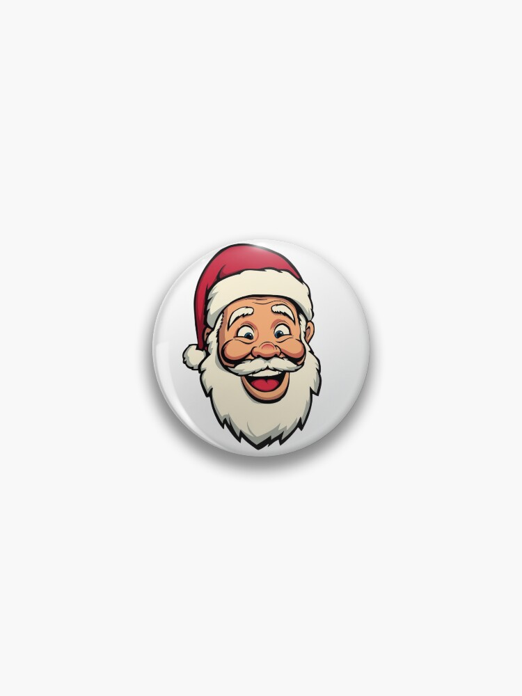Thumbnail 1 of 3, Pin, Santa designed and sold by Greky.