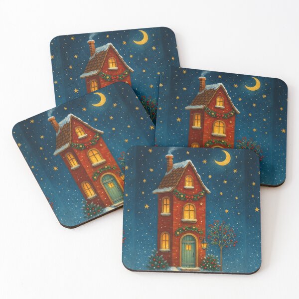 Item preview, Whimsical Christmas Houses designed and sold by Ewa Miller.