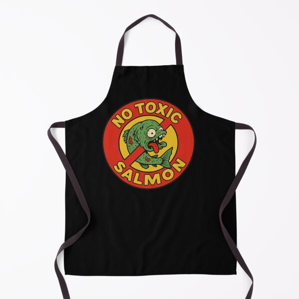 Item preview, No Toxic Salmon designed and sold by Tasmanian Climate Collective.