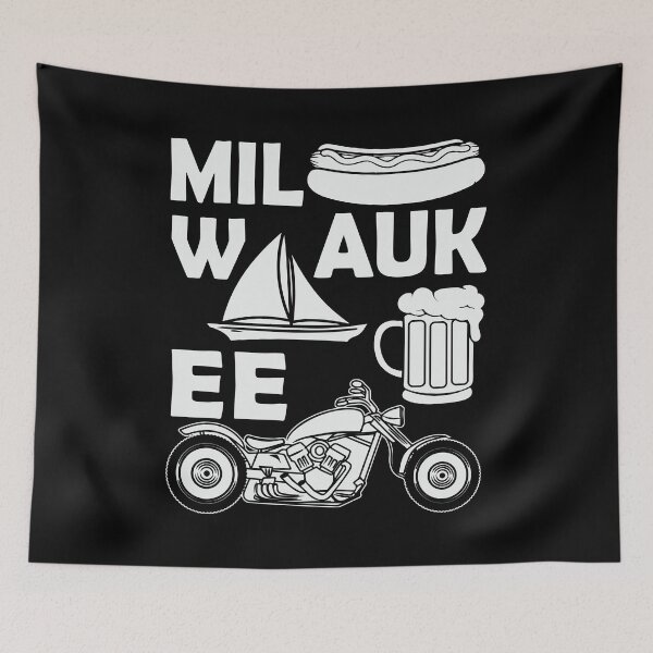 Item preview, Milwaukee Souvenir Men Lake Michigan Milwaukee Wisconsin designed and sold by DSWShirts.