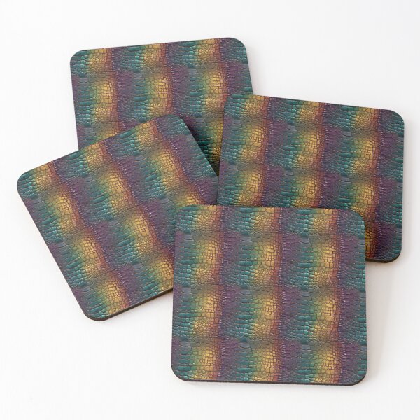 Item preview, Colorful Sleek Crocodile Skin Pattern For Modern Interiors designed and sold by RoyalStarsPatts.
