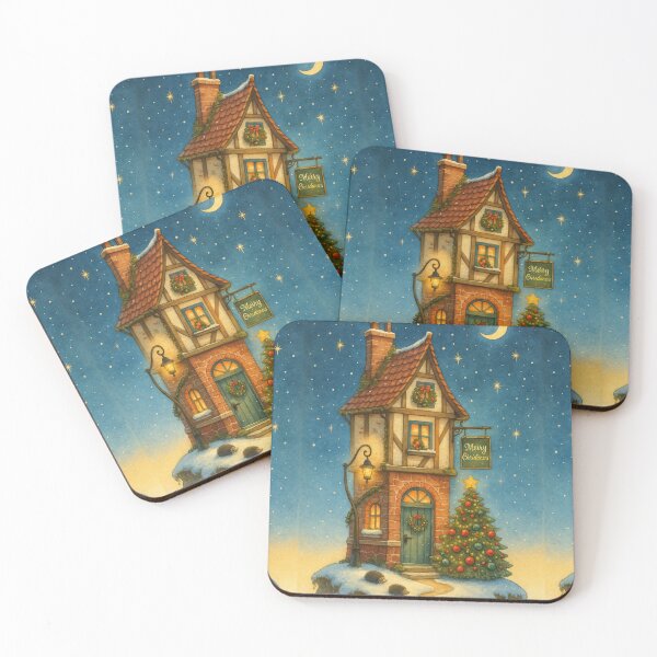 Item preview, Whimsical Christmas Houses designed and sold by Ewa Miller.