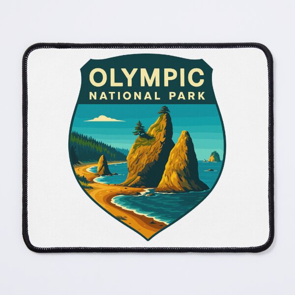 Item preview, Olympic National Park Retro Sticker designed and sold by Ismeal Von.