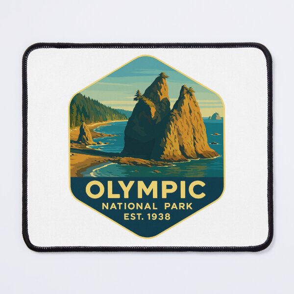 Item preview, Olympic National Park Retro Sticker designed and sold by Ismeal Von.