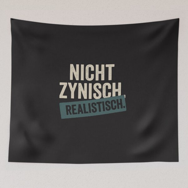 Item preview, Not cynical. Realistic. designed and sold by Statement-G.