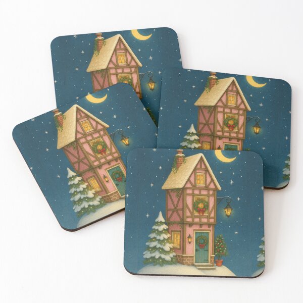 Item preview, Whimsical Christmas Houses designed and sold by Ewa Miller.
