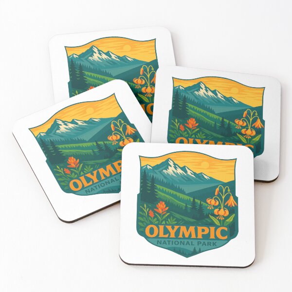 Item preview, Olympic National Park Retro Sticker designed and sold by Ismeal Von.