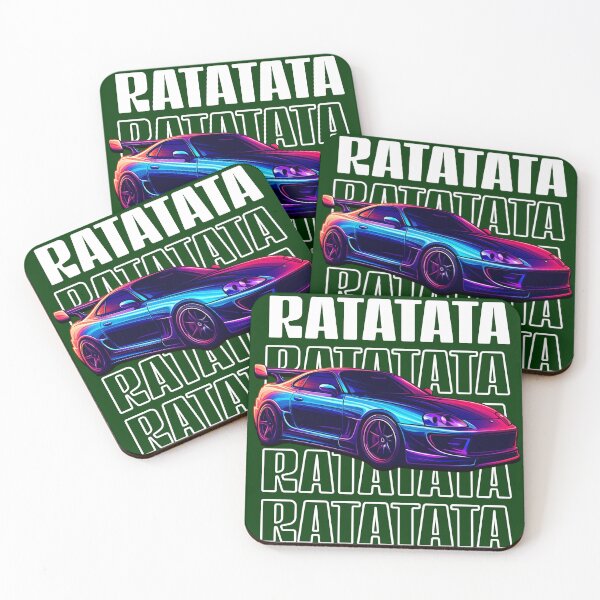Item preview, RATATATA JDM Car Neon Art | Streetwear Meme Pop Culture  designed and sold by Zenzy Customs.