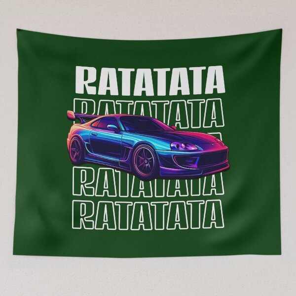 Item preview, RATATATA JDM Car Neon Art | Streetwear Meme Pop Culture  designed and sold by Zenzy Customs.