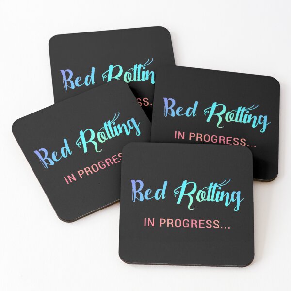 Item preview, Bed Rotting In Progress... - Funny Mental Health Meme | Gradient Pastel Aesthetic designed and sold by SergioMiklos.