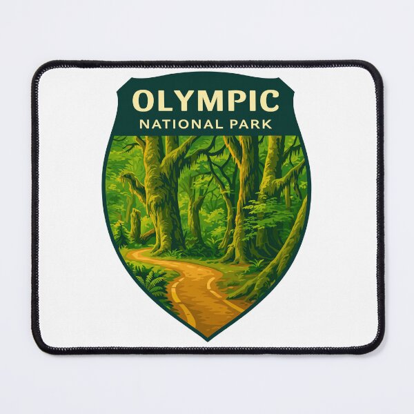 Item preview, Olympic National Park Retro Sticker designed and sold by Ismeal Von.