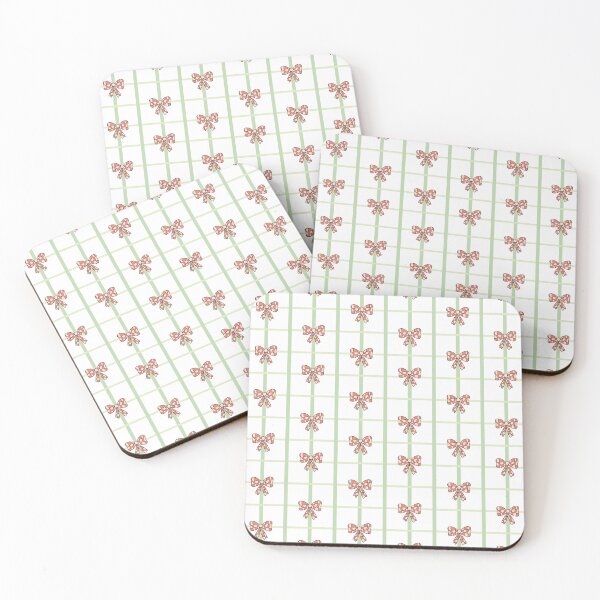 Item preview, Coquette Christmas Bow Pattern  designed and sold by Julza Art.