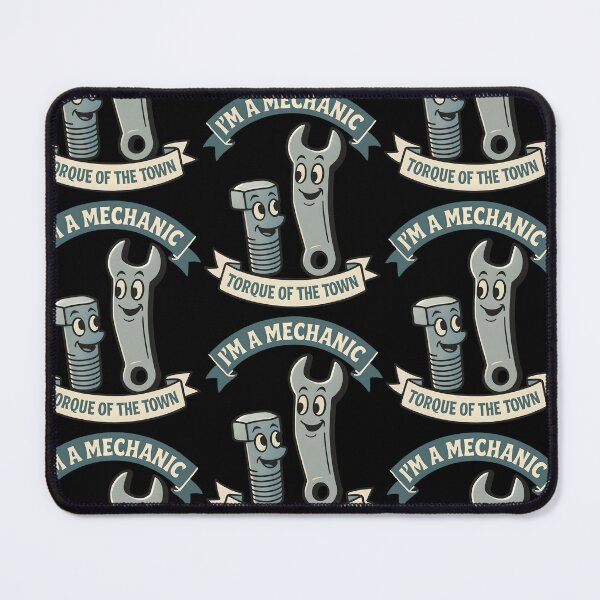 Item preview, I’m a Mechanic Torque of the Town Funny Trade Pun Design designed and sold by TeeTimeTreasure.