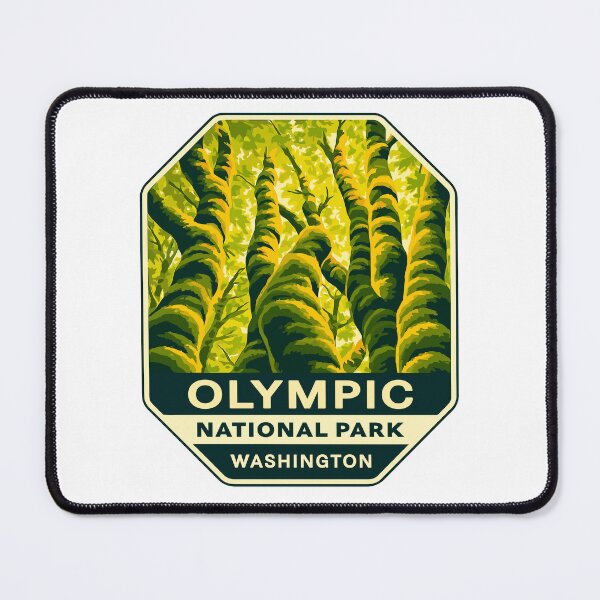 Item preview, Olympic National Park Retro Sticker designed and sold by Ismeal Von.