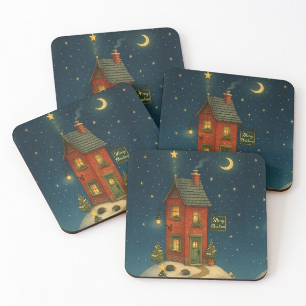 Item preview, Whimsical Christmas Houses designed and sold by Ewa Miller.