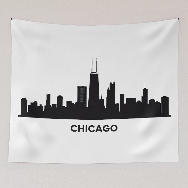 Item preview, Chicago Skyline Silhouette designed and sold by griez.