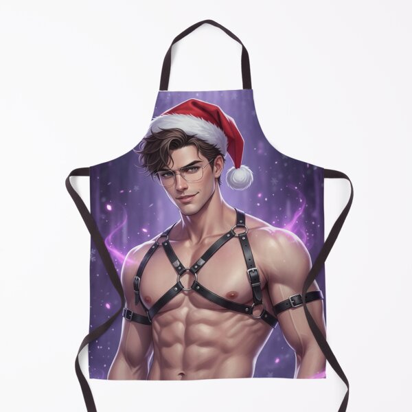 Item preview, Nerdy Brunette Santa with Glasses designed and sold by Nomuradi.