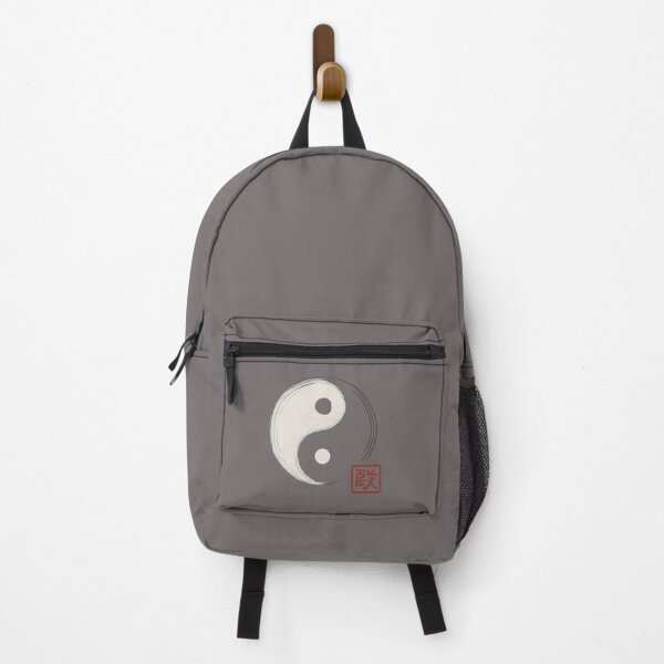 Item preview, Yin-yang in Chinese calligraphy style with the artist's red seal designed and sold by © Zenscape Studio 2025.