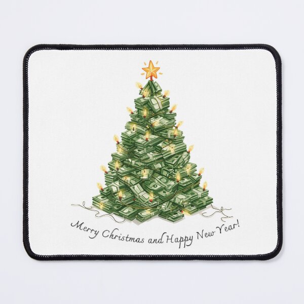 Item preview, Rich Christmas Money Tree Illustration designed and sold by BrightVibesshop.
