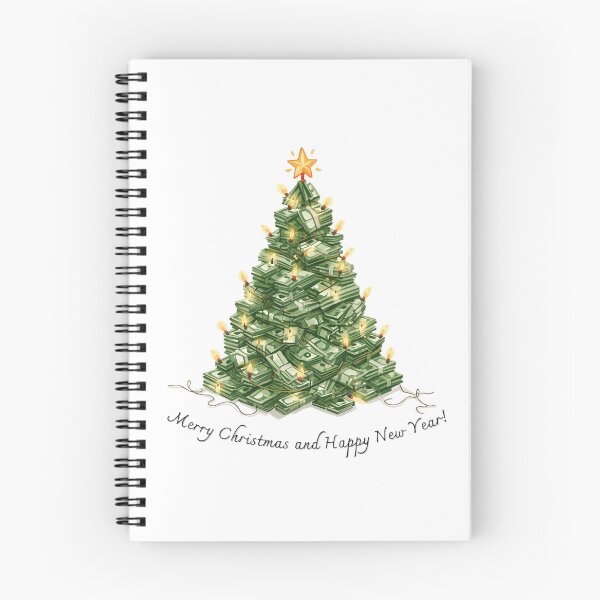 Item preview, Rich Christmas Money Tree Illustration designed and sold by BrightVibesshop.