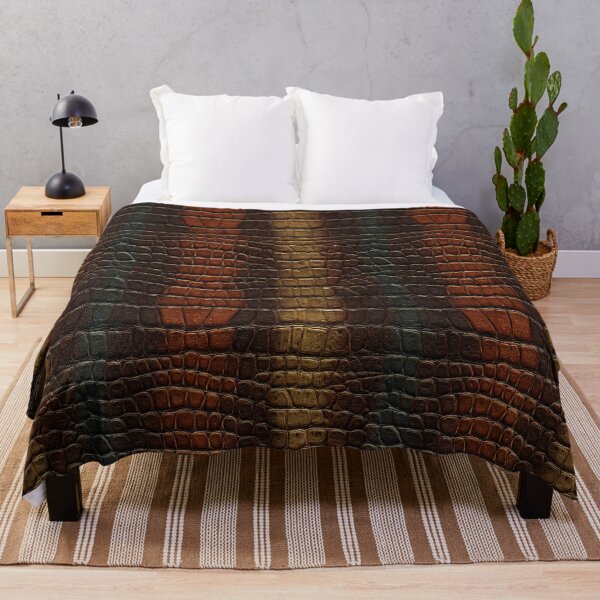 Item preview, Colorful Authentic-Look Alligator Skin Pattern For Thank You Gift designed and sold by RoyalStarsPatts.