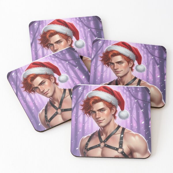 Item preview, Freckled Redhead Santa in Enchanted Woods designed and sold by Nomuradi.