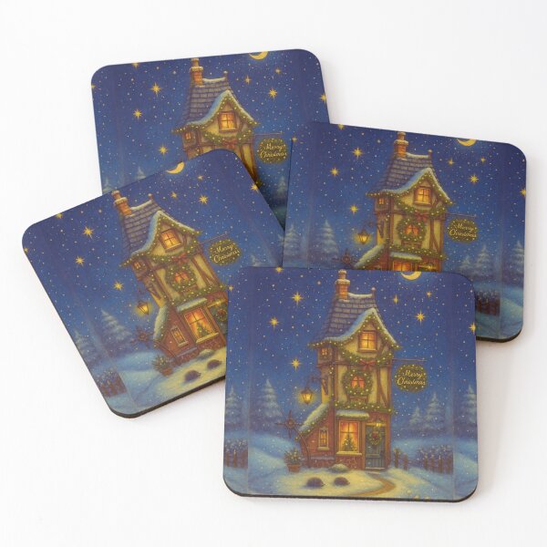 Item preview, Whimsical Christmas Houses designed and sold by Ewa Miller.