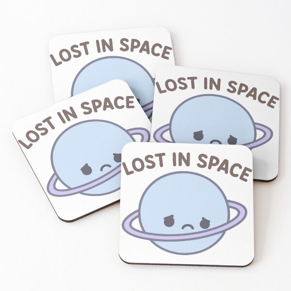 Item preview, “Lost in Space” — Sad Cute Planet Illustration designed and sold by Kindly Dead.
