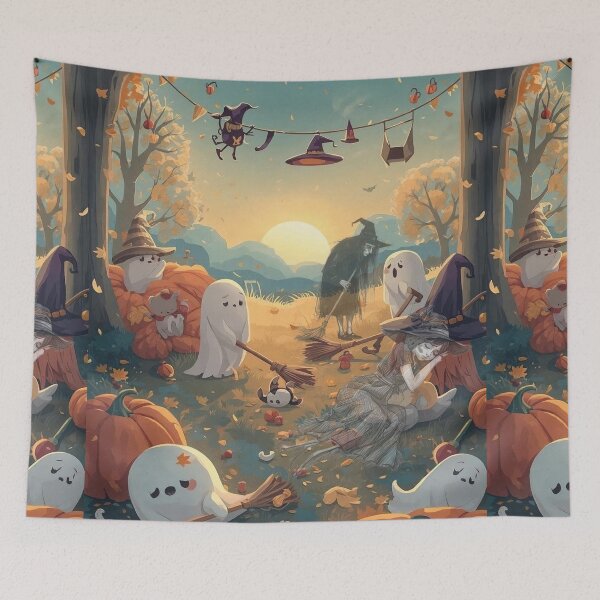 Item preview, The Morning After Halloween: Ghostly Morning Calm designed and sold by ArtivaNest.