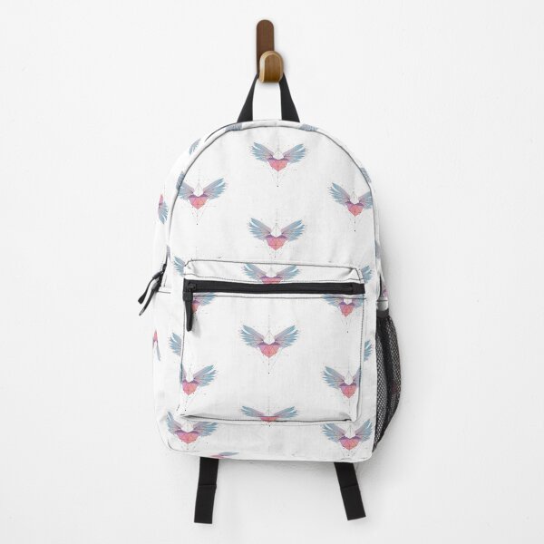 Item preview, Geometric Winged Heart with Abstract Symmetrical Design designed and sold by CreativeLarysa.