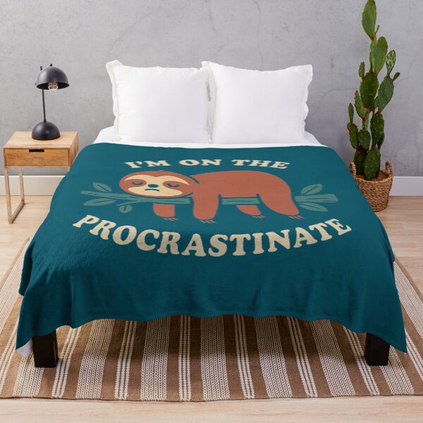 Item preview, I Put the Pro in Procrastinate Sloth designed and sold by MOUJOCREATION.