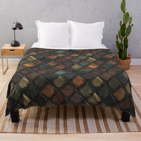 Item preview, Bold Opulent Crocodile Pattern For Wild Print Fan designed and sold by RoyalStarsPatts.