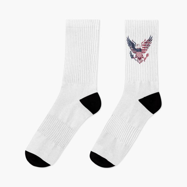 Item preview, Patriotic Eagle Great Seal with US Flag Wings & Distressed Texture designed and sold by ArtCustomDesign.