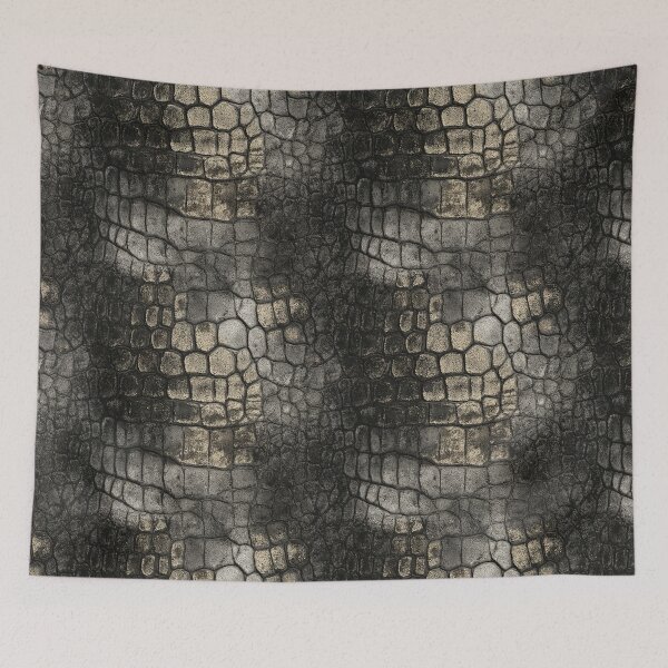 Item preview, Classic High-End Crocodile Skin Texture For Jungle Theme Fan designed and sold by RoyalStarsPatts.
