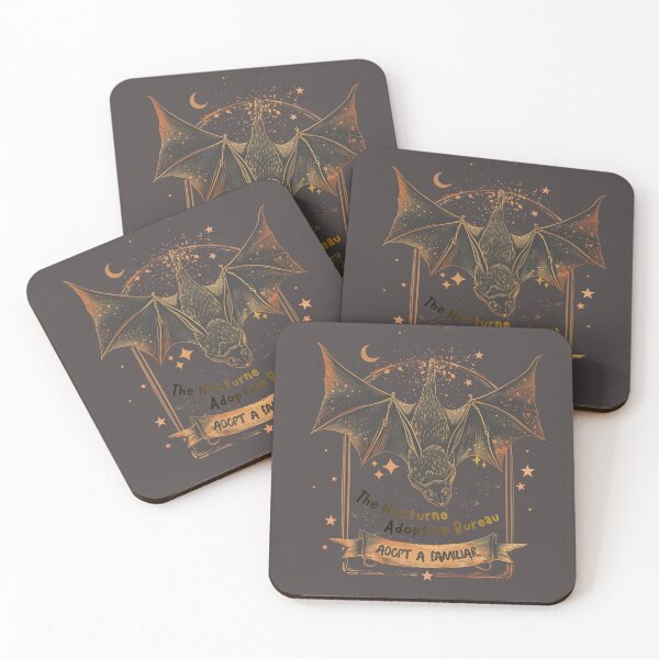 Item preview, The Nocturne Adoption Bureau – Adopt a Familiar (Bat Design) designed and sold by ThiefandDreamer.