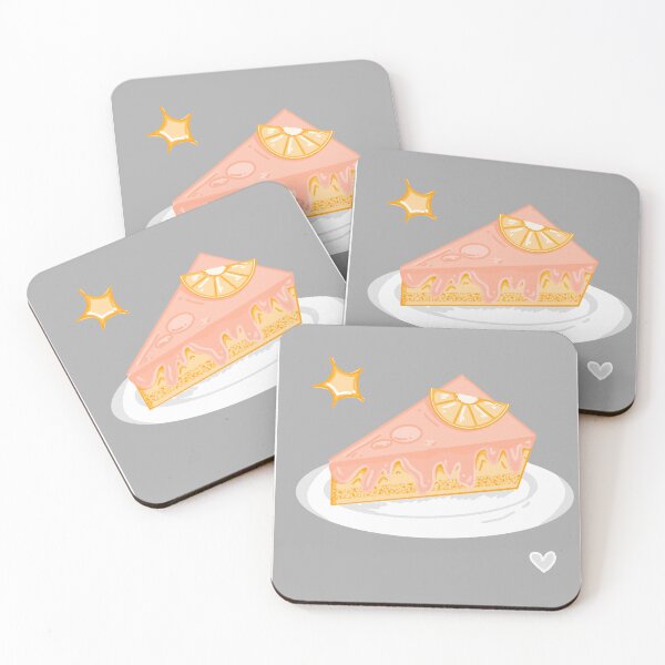 Item preview, Lemon cake with strawberry topping  designed and sold by YasyaYu.