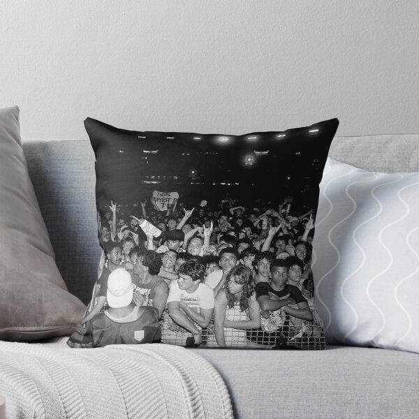Item preview, Front Row Concert Fans At Rock In Rio II - BW Photograph designed and sold by ConcertImages.