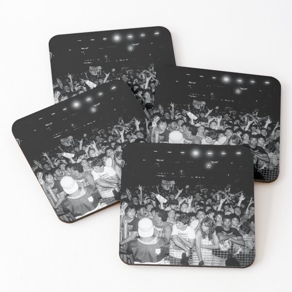 Item preview, Front Row Concert Fans At Rock In Rio II - BW Photograph designed and sold by ConcertImages.