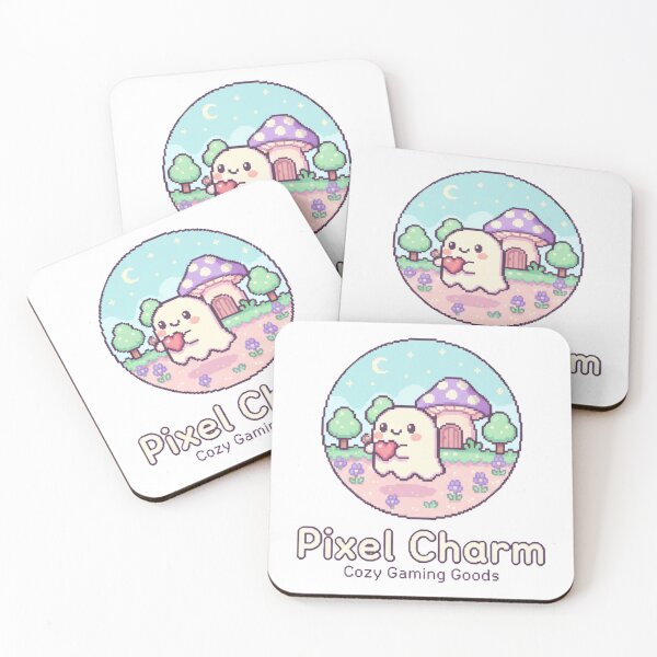 Item preview, Pixel Charm: Pastel Cozy Gaming Goods. Pixel Charm: Aesthetic Pixel Art & Gaming  designed and sold by ZyVoAli.