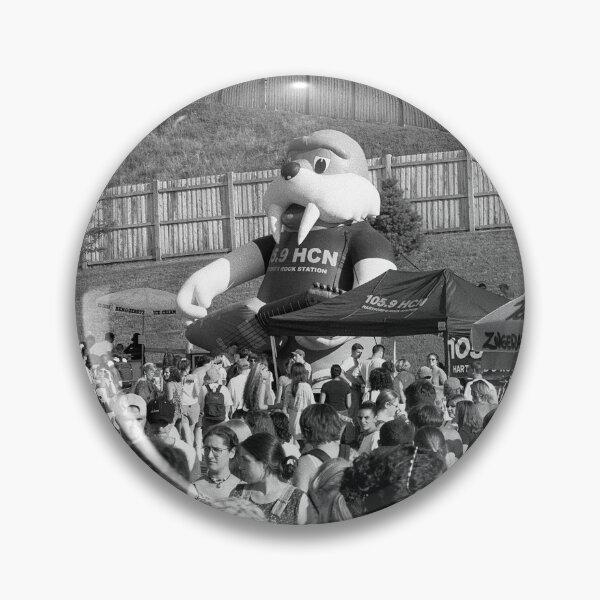 Item preview, Concert Fans Walking At A Summer Event in Hartford - BW Photograph designed and sold by ConcertImages.